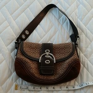 Brown Coach Shoulder Bag